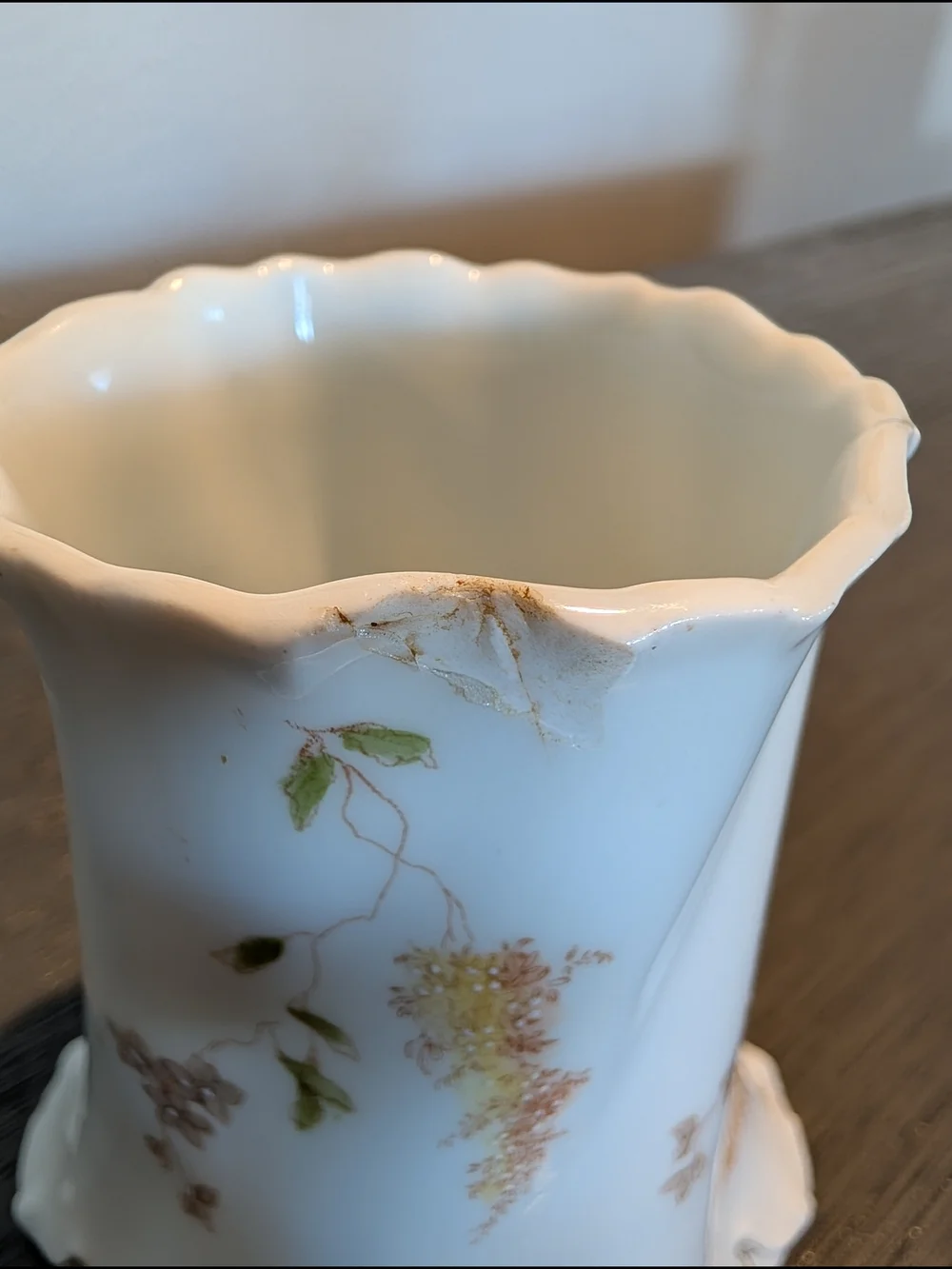 Antique 1890's Rosenthal Versailles Miniature  Porcelain Vase  3.5